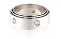 Ring Chimento Woman in White Gold Diamante 1A04062BB5160